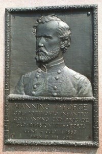Col. Manning F. Force, bronze relief portrait Col. Manning F. Force, bronze relief portrait