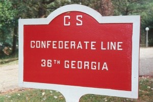 36th Georgia Infantry Marker