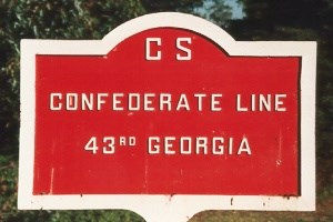43d Georgia Infantry Marker