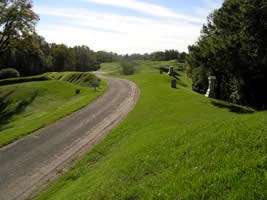 Graveyard Road Looking Toward Stockade Redan