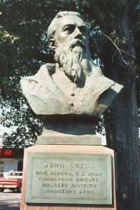 Brig. Gen. John Gregg, bronze bust Brig. Gen. John Gregg, bronze bust