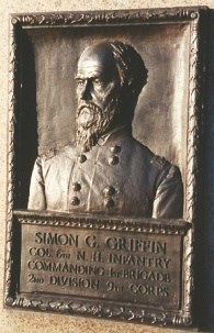 Col. Simon G. Griffin, bronze relief portrait Col. Simon G. Griffin, bronze relief portrait