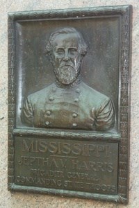 Gen. Jeptha V. Harris, bronze relief portrait Gen. Jeptha V. Harris, bronze relief portrait