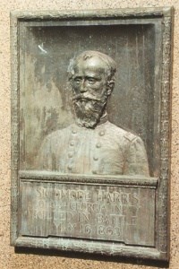 Col. Skidmore Harris, bronze relief portrait
