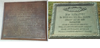 Unit position markers