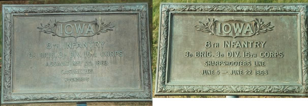 Unit position markers