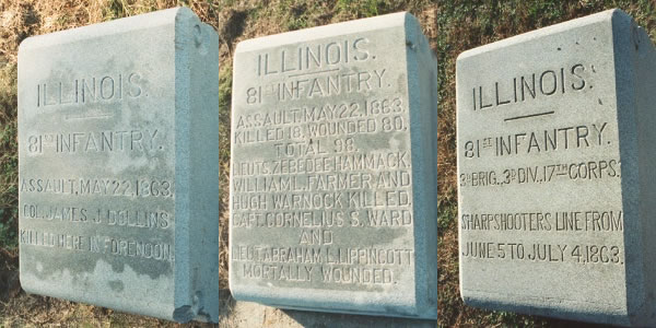 Unit position markers