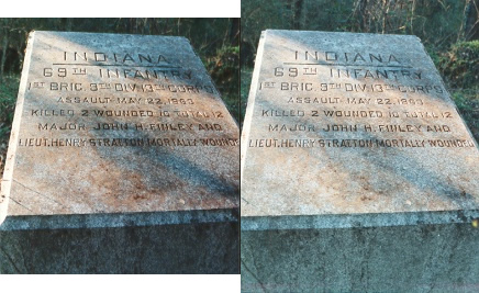 Unit position markers