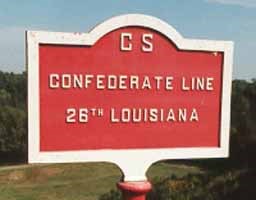 26th Louisiana Infantry Marker