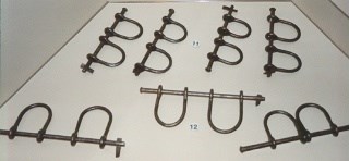 USS Cairo Wrist and Leg Irons