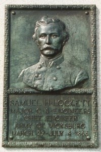 Maj. Samuel Lockett, bronze relief portrait Maj. Samuel Lockett, bronze relief portrait