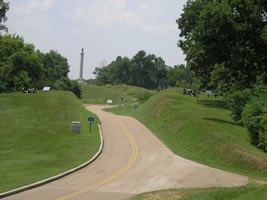 Logan's Approach Along Old Jackson Road