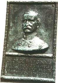 Brig. Gen. George F. McGinnis, bronze relief portrait Brig. Gen. George F. McGinnis, bronze relief portrait