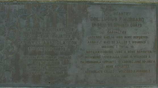 Regimental Plaque, Minnesota State Memorial