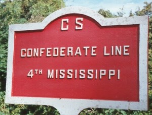 4th Mississippi Infantry Marker