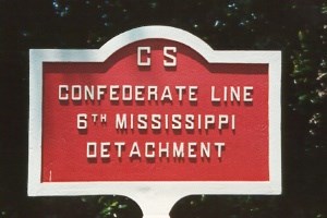 6th Mississippi Infantry [Detachment] Marker