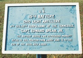 15th Ohio Battery Light Artillery Tablet
