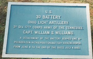 3d Battery Ohio Light Artillery Tablet