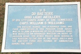 3d Battery Ohio Light Artillery Tablet