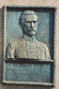 Brig. Gen. William W. Orme, bronze relief portrait Brig. Gen. William W. Orme, bronze relief portrait