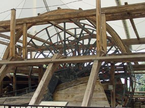 USS Cairo Paddlewheel