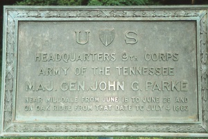 Maj. Gen. John Grubb Parke, bronze headquarters tablet
