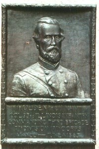 Col. Holden Putnam, bronze relief portrait