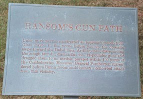 Ransom's Gun Path Marker
