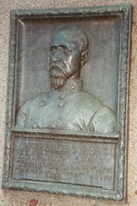 Col. Lawrence S. Ross, bronze relief portrait Col. Lawrence S. Ross, bronze relief portrait