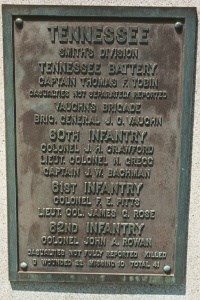 Tennesse Infantry Units Monument