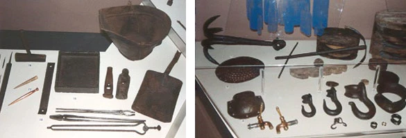 USS Cairo Recovered Equipment