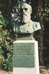 Brig. Gen. Edward D. Tracy, bronze bust Brig. Gen. Edward D. Tracy, bronze bust