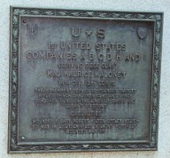 1st United States Infantry Marker