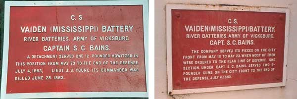 Vaiden's Mississippi Battery Tablets
