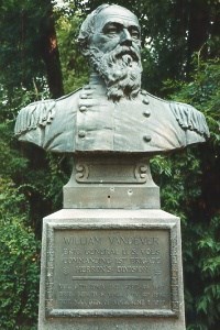 Brig. Gen. William Vandever, bronze bust Brig. Gen. William Vandever, bronze bust