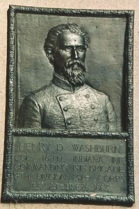 Col. Henry D. Washburn, bronze relief port Col. Henry D. Washburn, bronze relief port