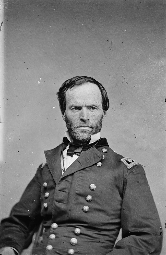 William Tecumseh Sherman in union generals uniform