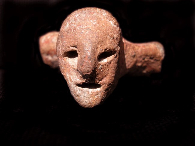 Prehistoric Zemi Face from Trunk Bay