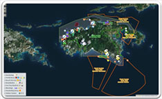 Marine Interactive Map With Border - Marine Interactive Map with Border