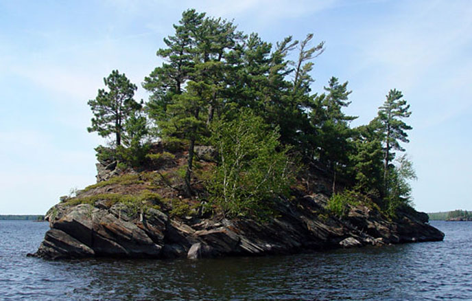 Island on Rainy Lake Island on Rainy Lake