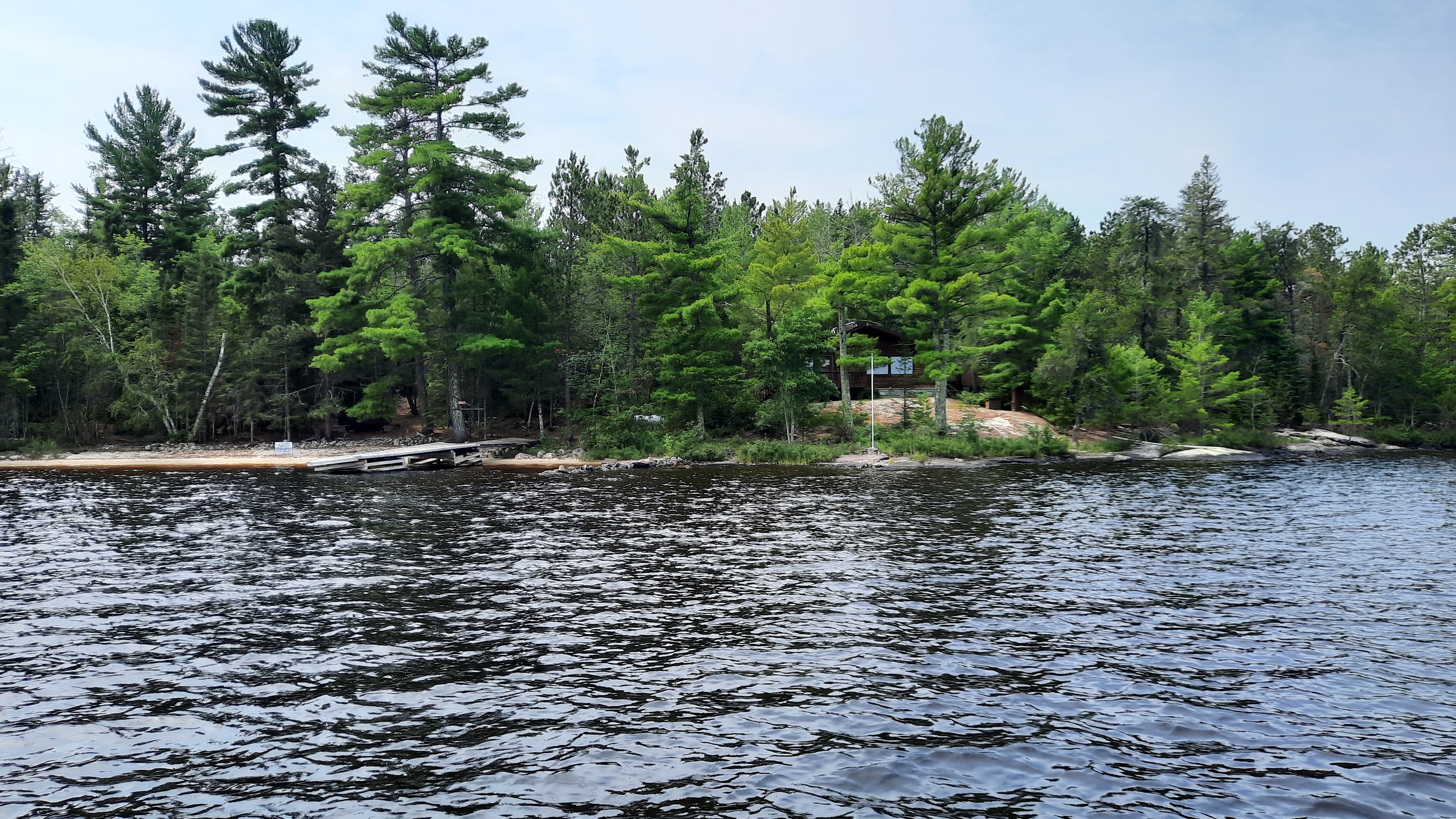 Big Island property on Rainy Lake Ramsey cabin along the shore of Big Island on Rainy Lake