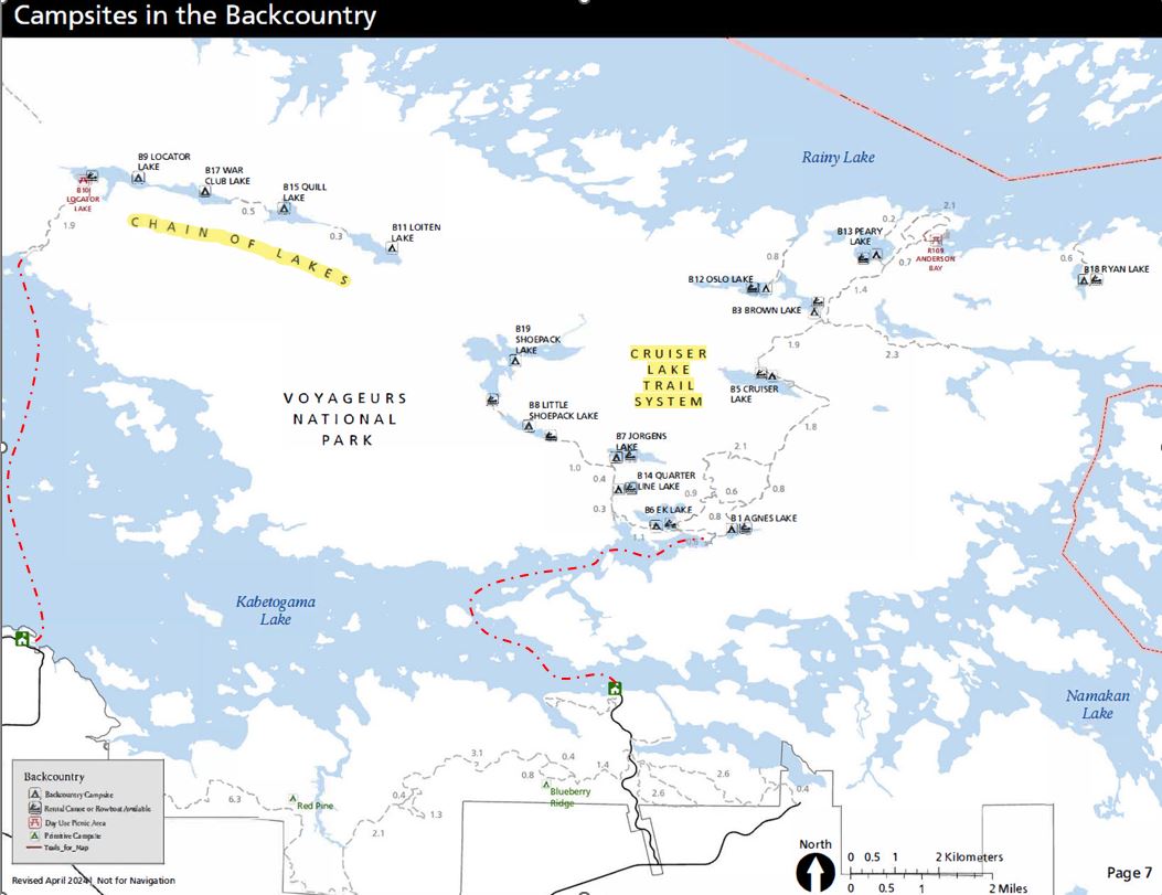 Backcountry Camping and Canoes - Voyageurs National Park (U.S. National ...