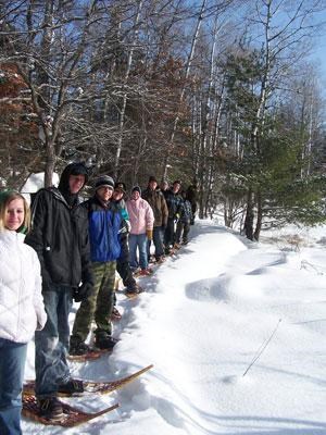 High-School-Snowshoe-Hike