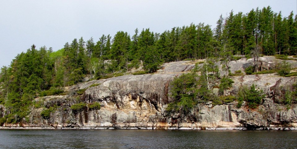 Anderson Bay cliffs