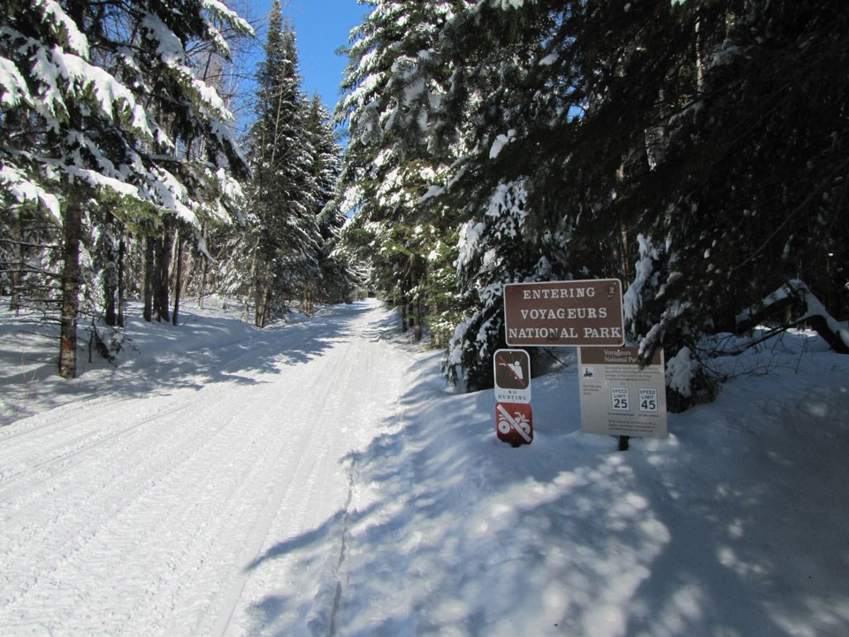 Winter Ice And Trail Conditions Voyageurs National Park