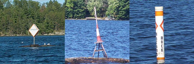 Voyageurs National park rock markers