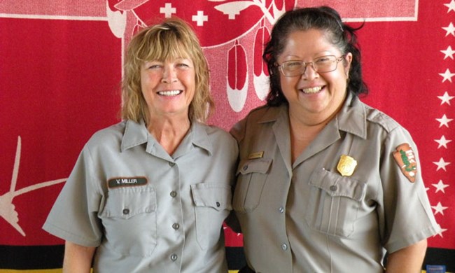 Park Guide Minoma Littlehawk Sills and Maintenance Specialist Vicky Miller