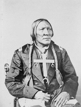 Cheyenne Little Robe, from 19th century photograph