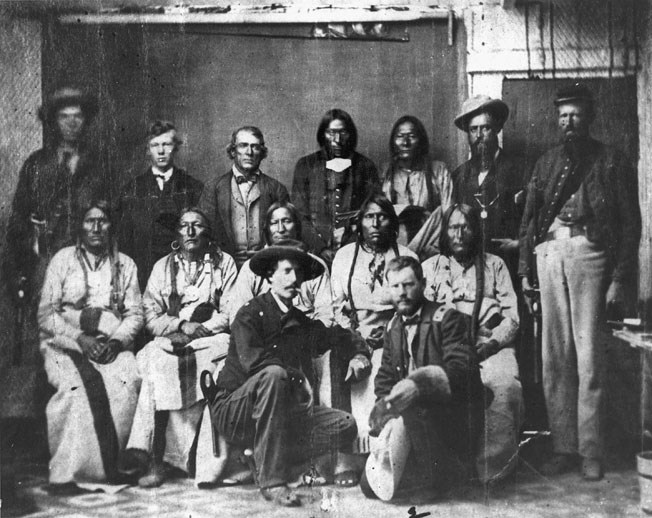 Edward Wynkoop and Black Kettle, unkown photographer