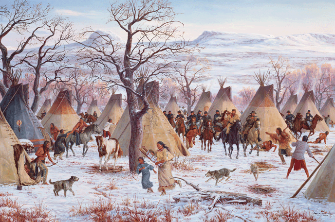 Steven Lang's Painting of the Washita